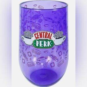 Spoontiques - Central Perk Acrylic Wine Cup - 16oz - 5 5/8” Tall